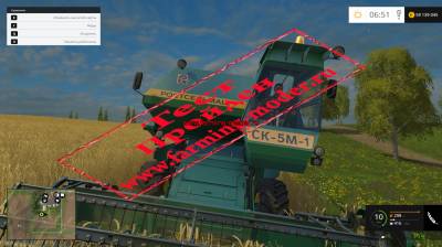 Мод "Ростсельмаш СК-5М-1" для Farming Simulator 2015